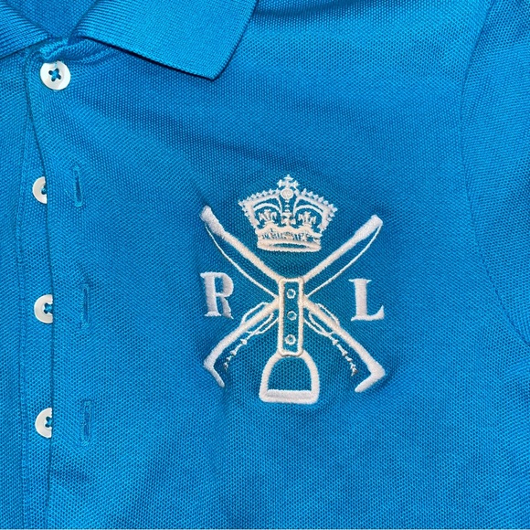Polo Ralph Lauren Shirt Blue Small Petite - Picture 4 of 6